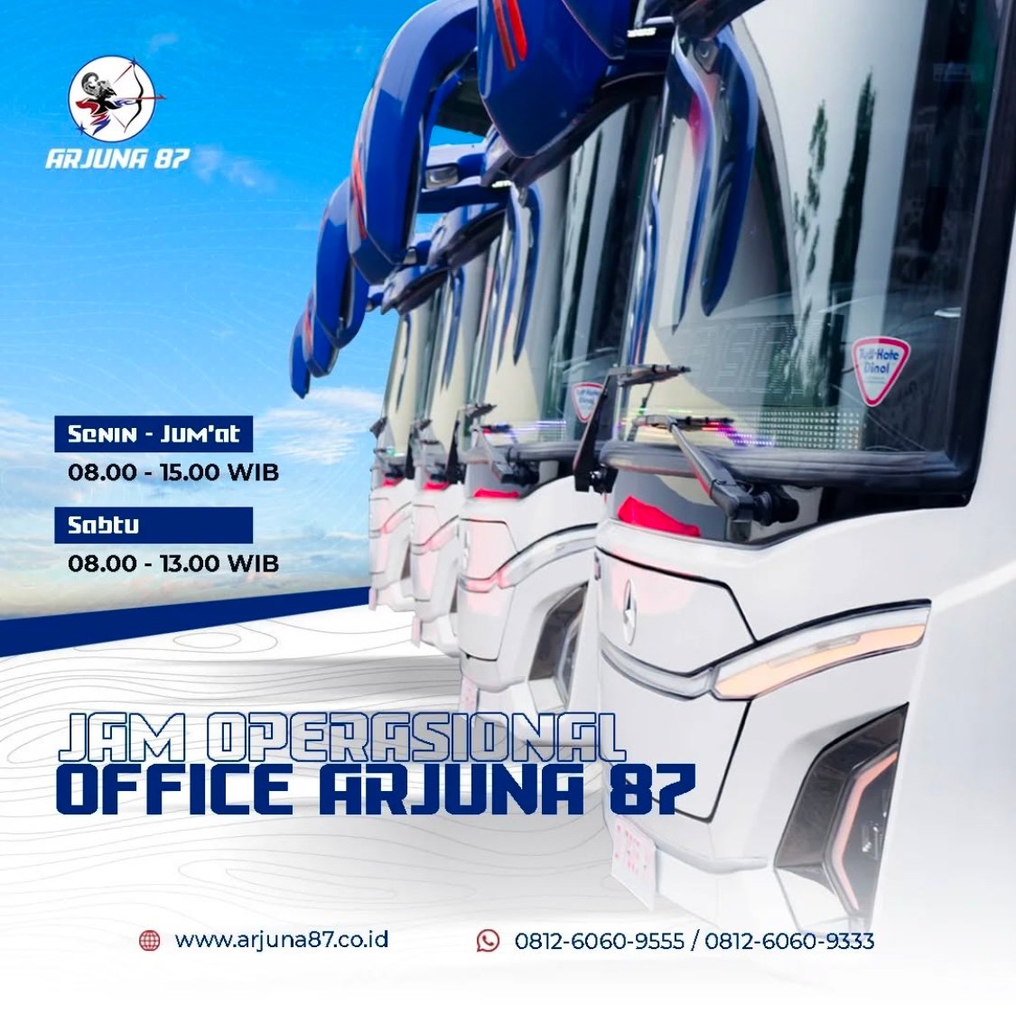 jam operasional kantor arjuna 87